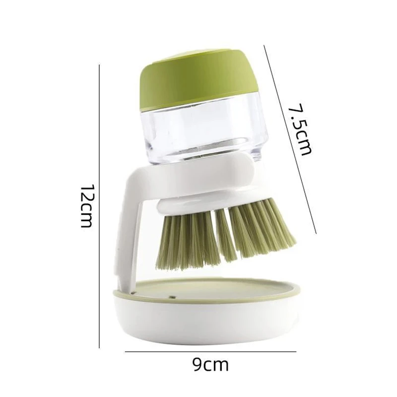 Dish Brush With Soap Dispenser Multi Use Soap Dispensing ... #5